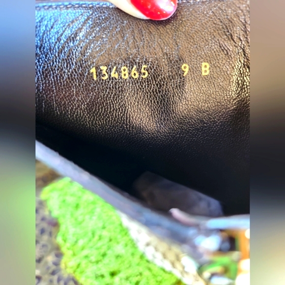 GUCCI Tan GG Canvas Monogram Side Rings Leather Luxury Heels Y2k Pointy Boots 39 - Picture 5 of 13